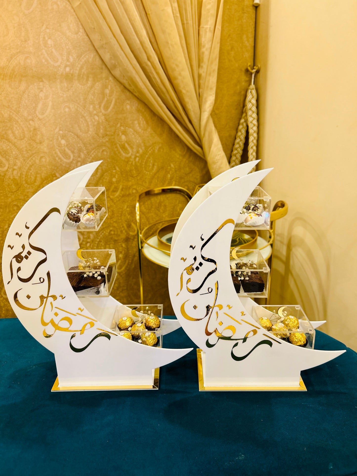Ramadan 3-Tier Moon Tray