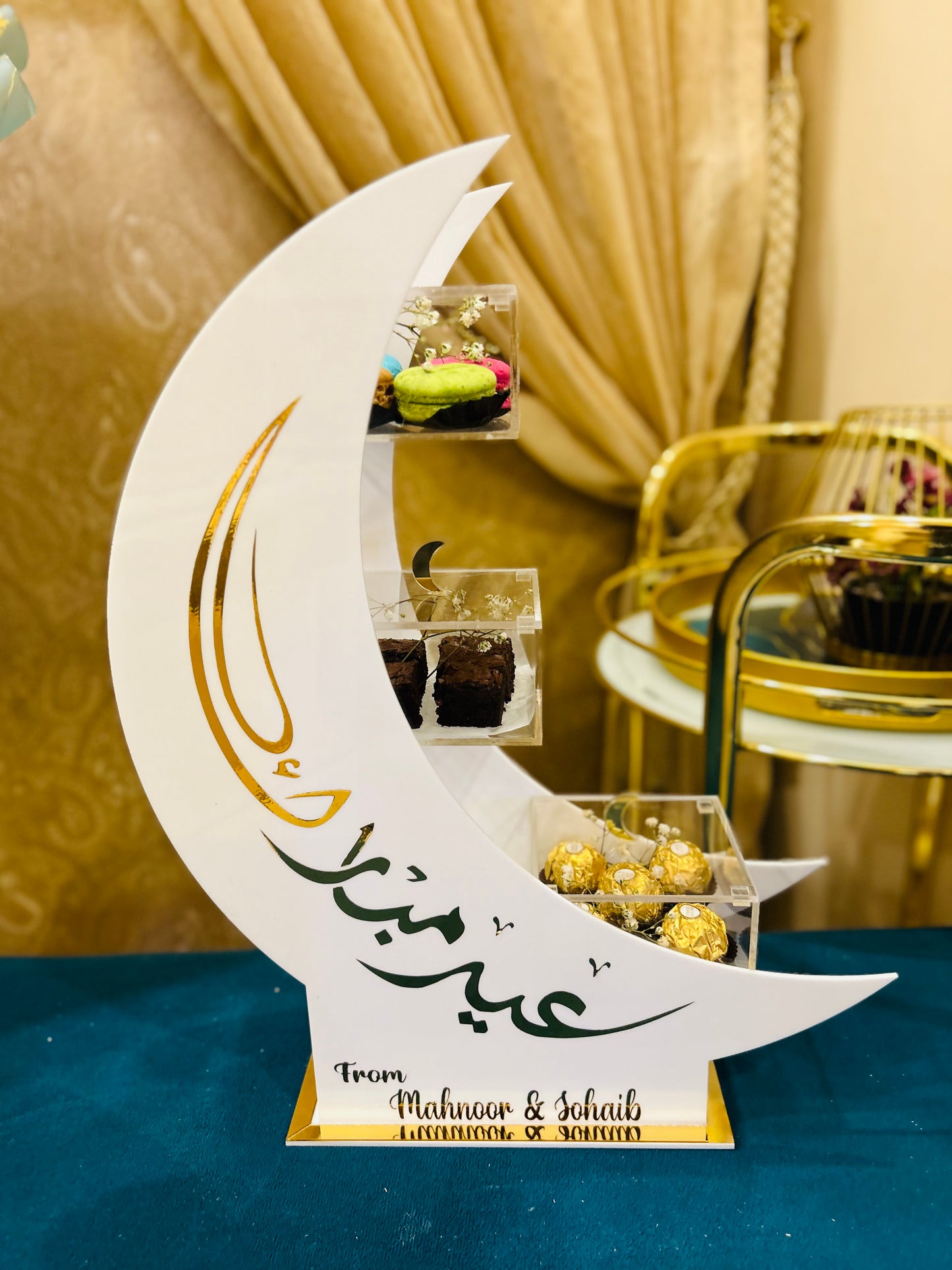 Eid Mubarak Moon Tray 2