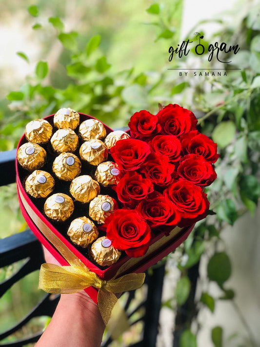 Heartfelt Floral Delicacies - Giftogram By Samana