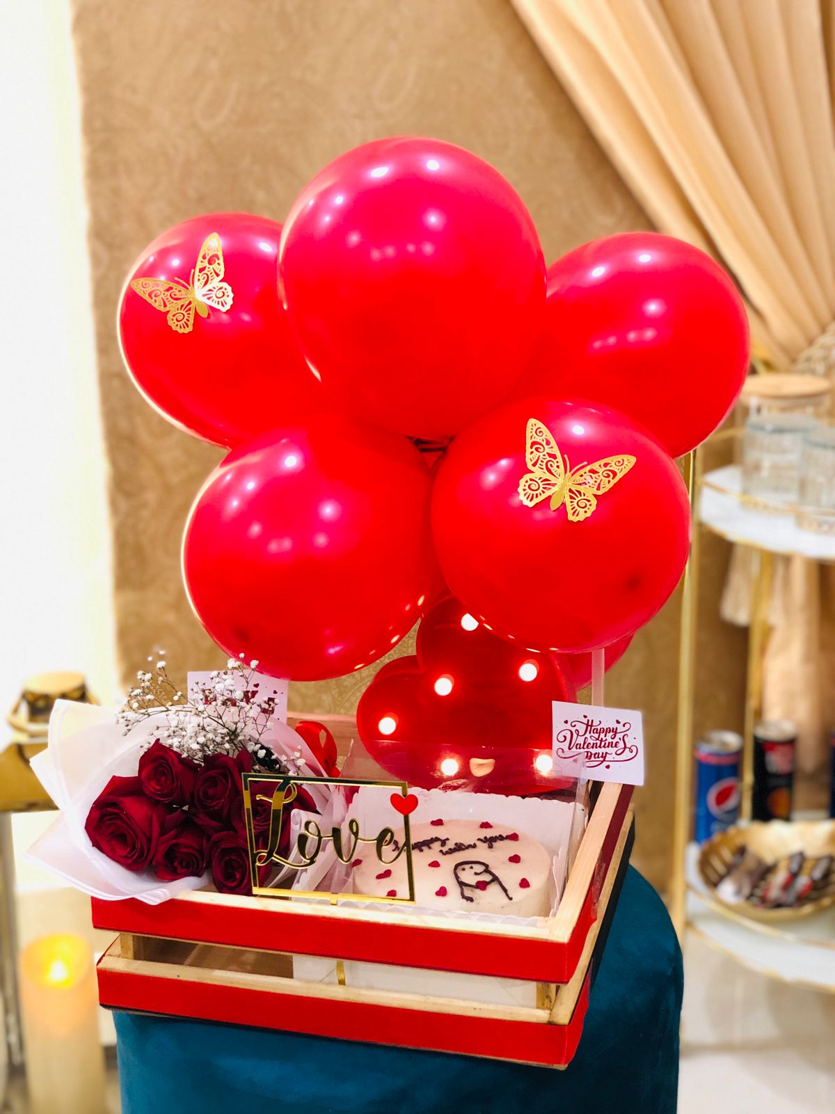 Heartwheeled Love Wooden Cart