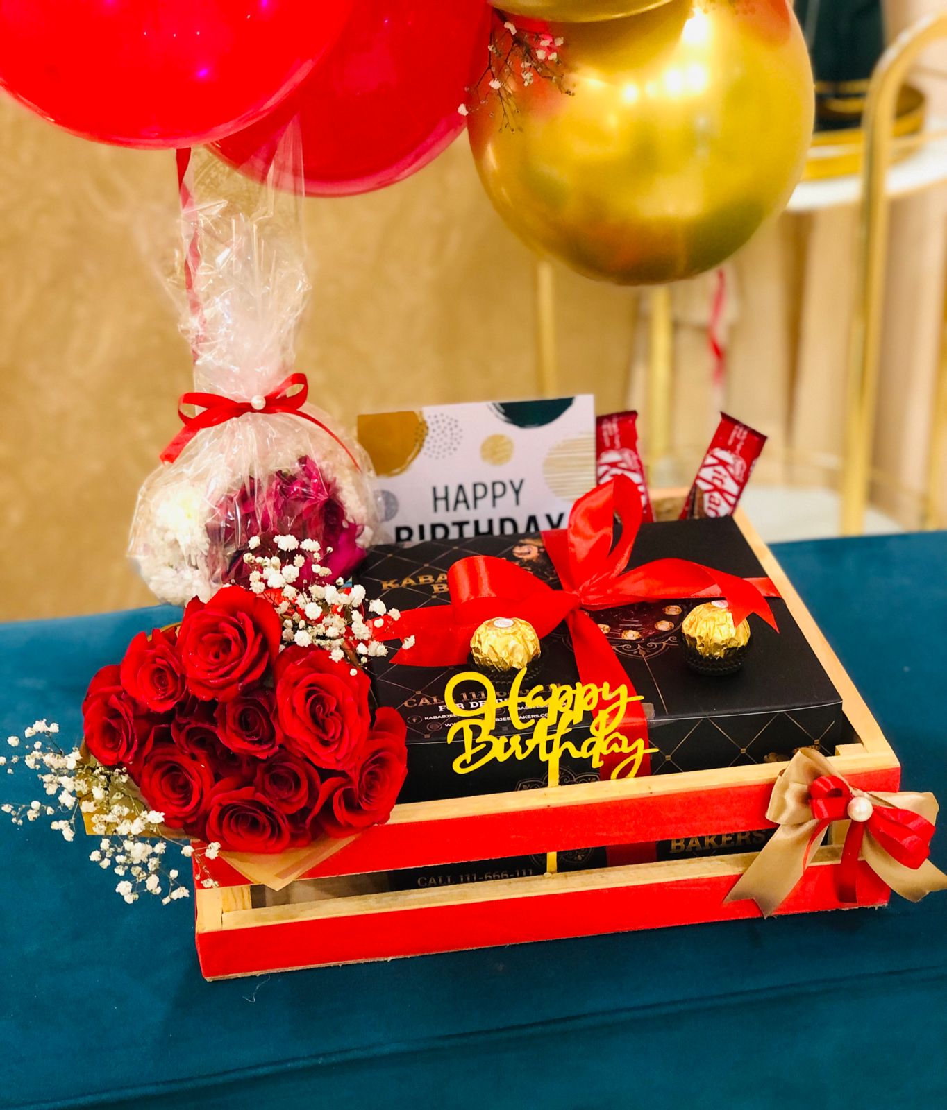Floral Bloom Extravaganza Cart - Giftogram By Samana