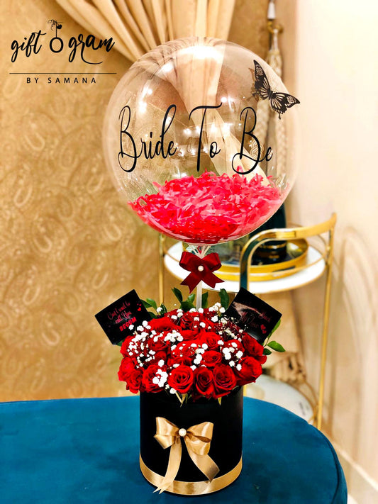 Floral Balloon Fusion - Giftogram By Samana