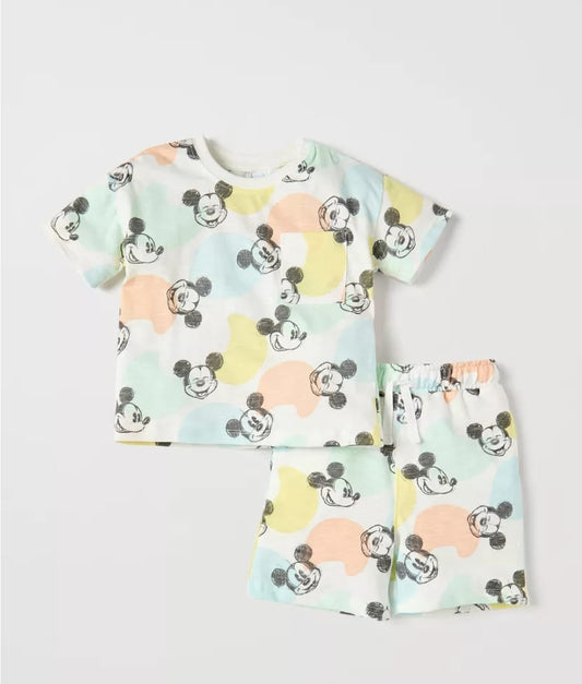 Disney Baby 2-Piece Set (3 Months) – Soft Cotton Outfit for Infants
