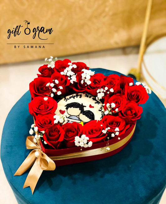 Romance Heart Box - Giftogram By Samana