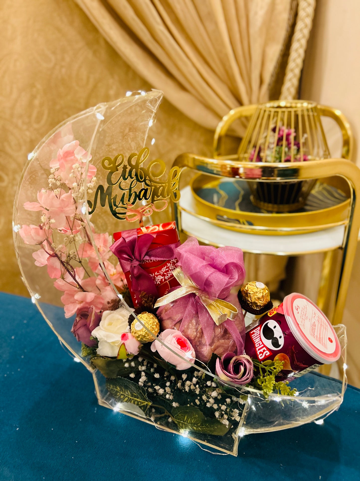 Acrylic Moon Hamper