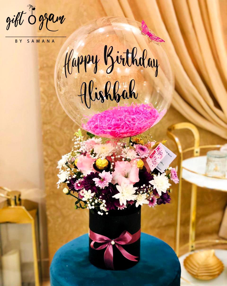 Whimsical Balloon Box - Giftogram By Samana