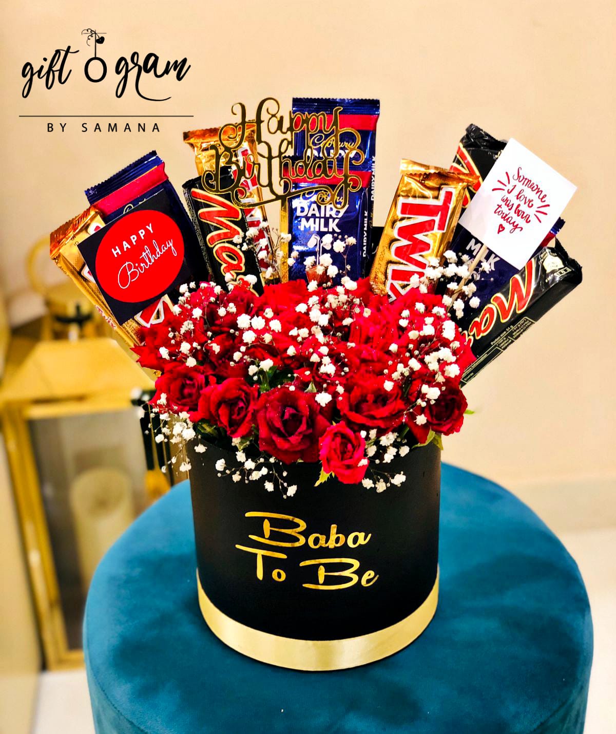 Chocolatier's Rose Elegance Box - Giftogram By Samana