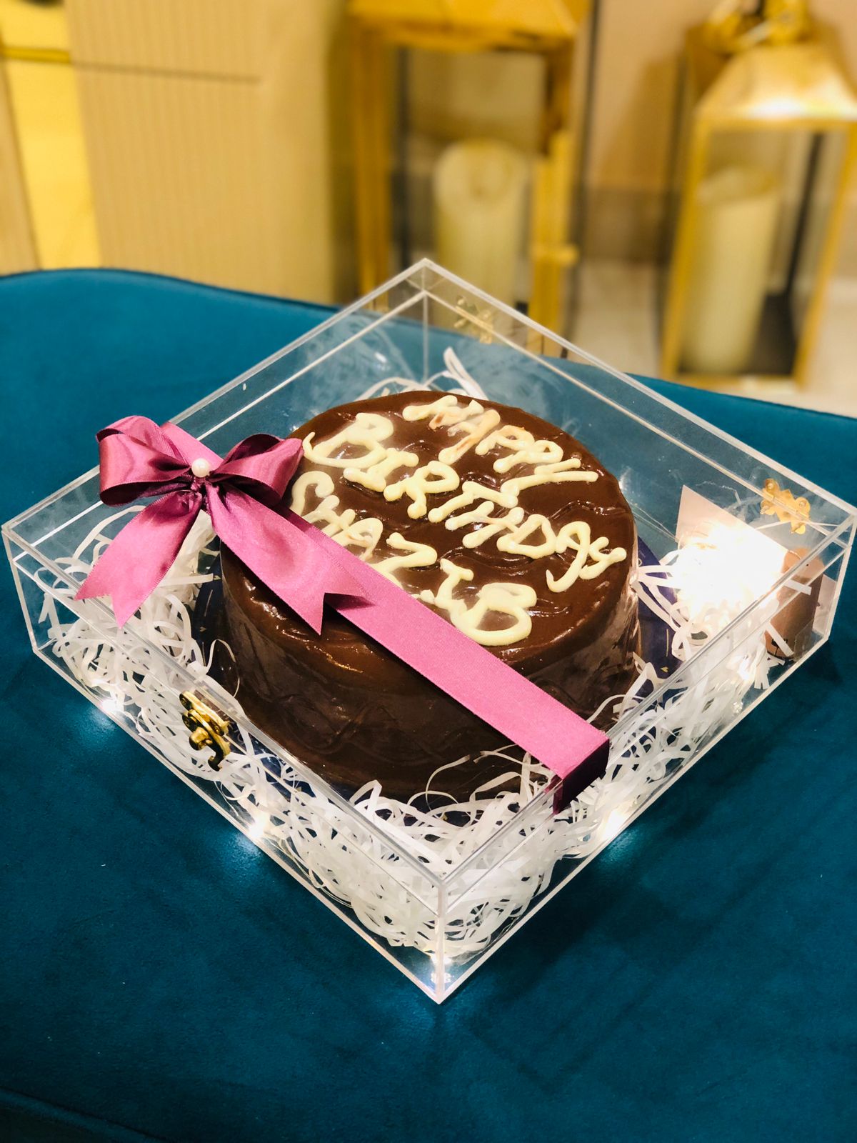 Acrylic Cake Box - Giftogram By Samana