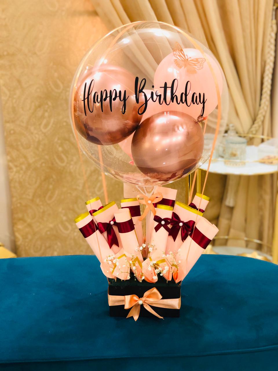 ChocoBurst Balloon Box - Giftogram By Samana