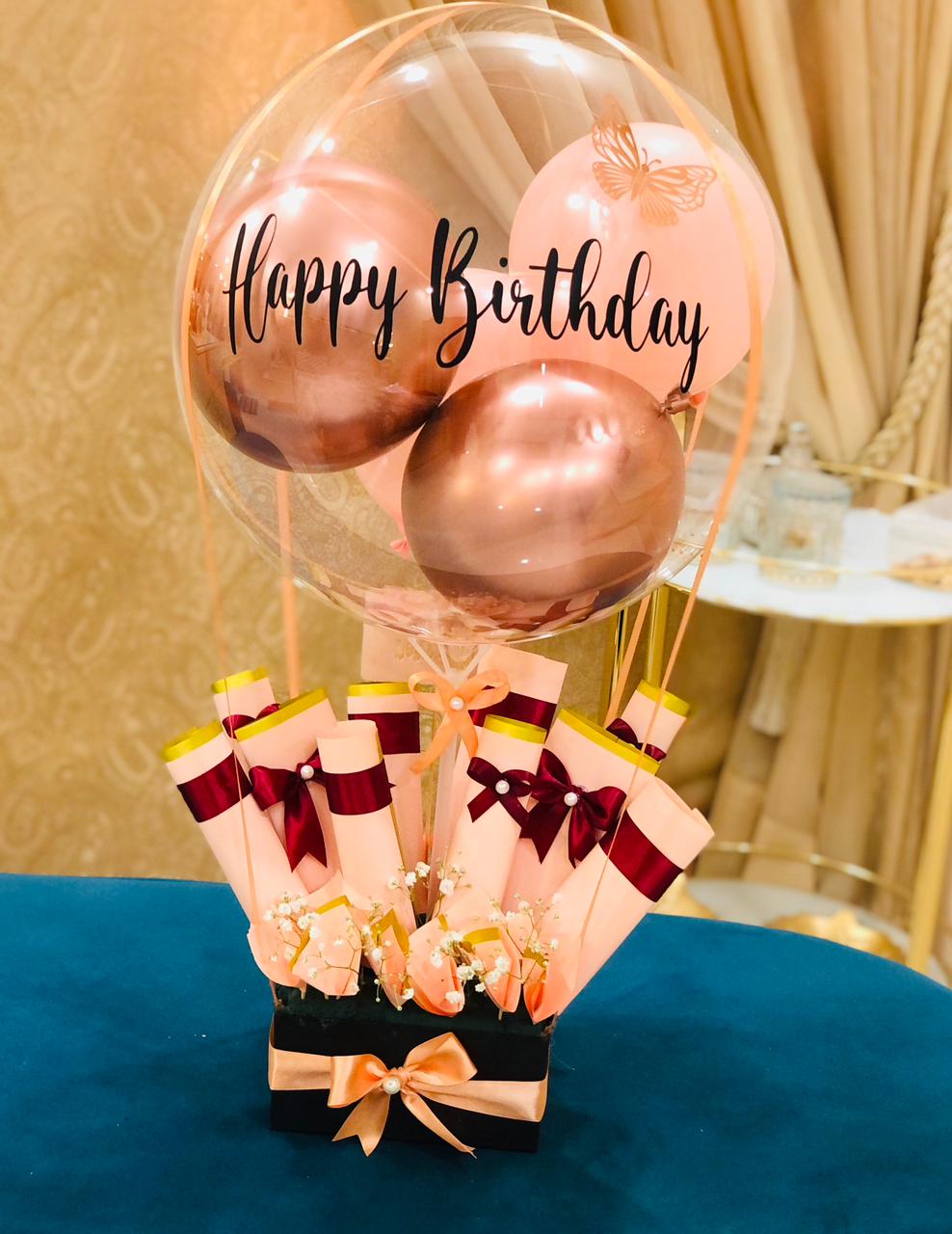 ChocoBurst Balloon Box - Giftogram By Samana