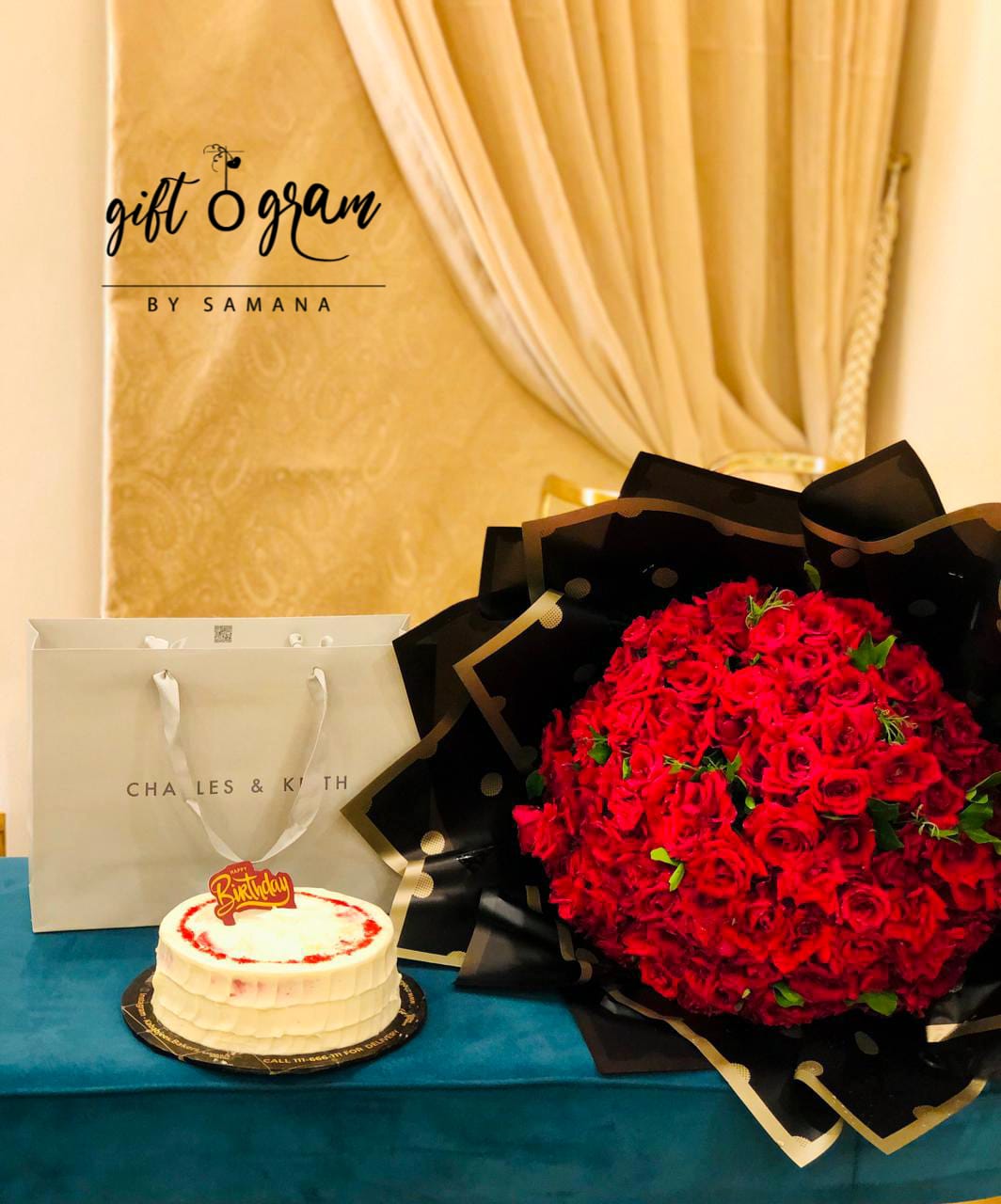 Cake 'n' Carry Rose Affair - Giftogram By Samana