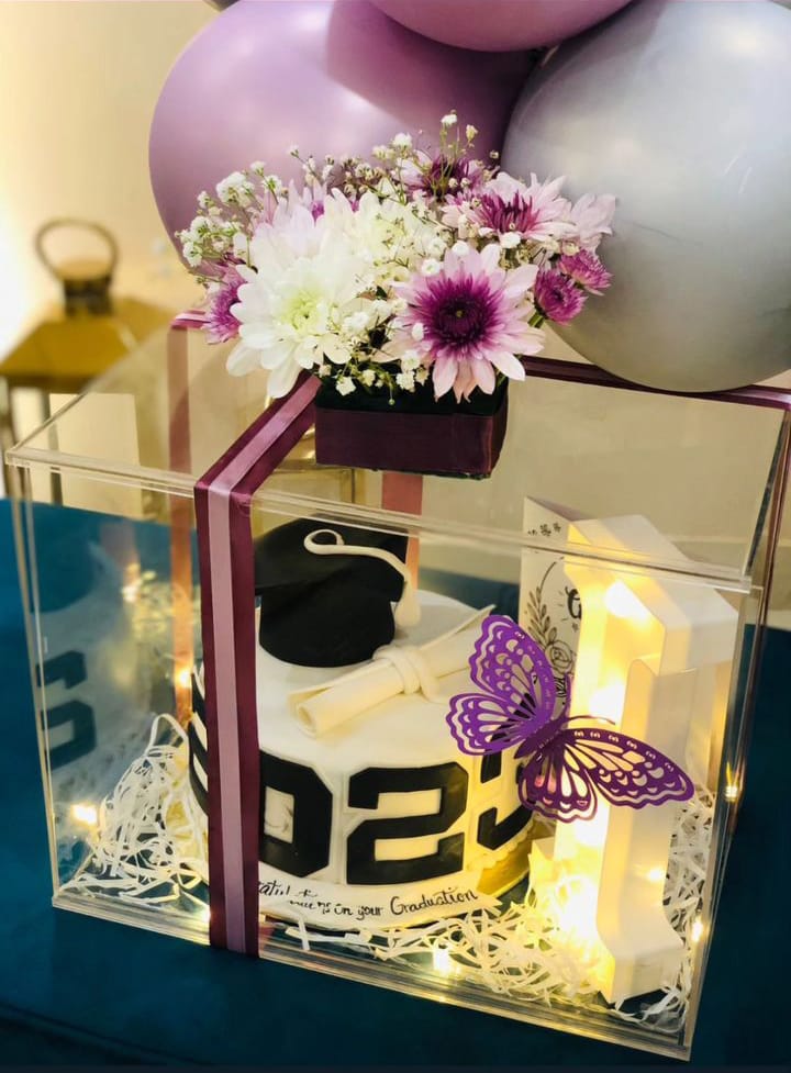 Acrylic Congratulation Box - Giftogram By Samana