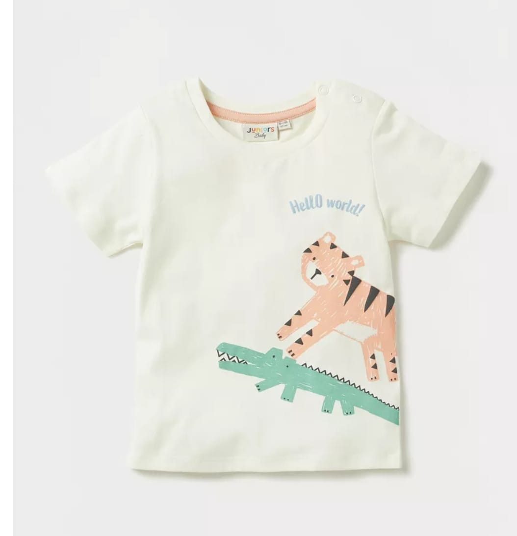 Juniors 3-Piece Baby T-Shirt Set (3 Months) – Cotton Babywear