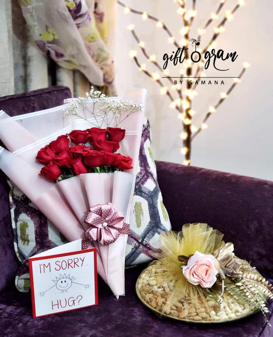 Bloom & Nut Medley - Giftogram By Samana