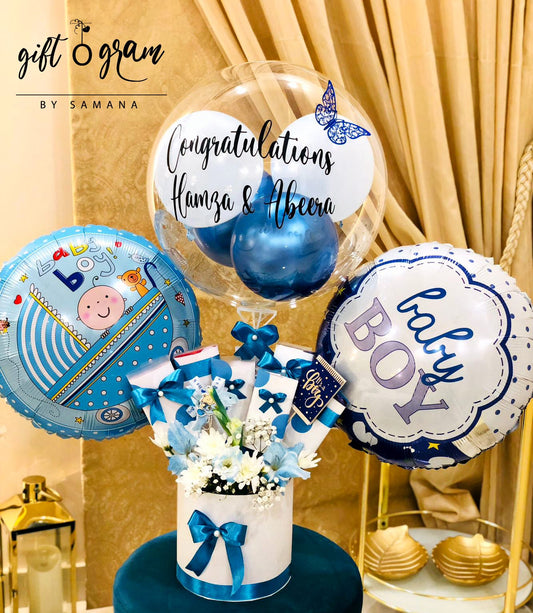 Blue Bundle of Joy Box - Giftogram By Samana