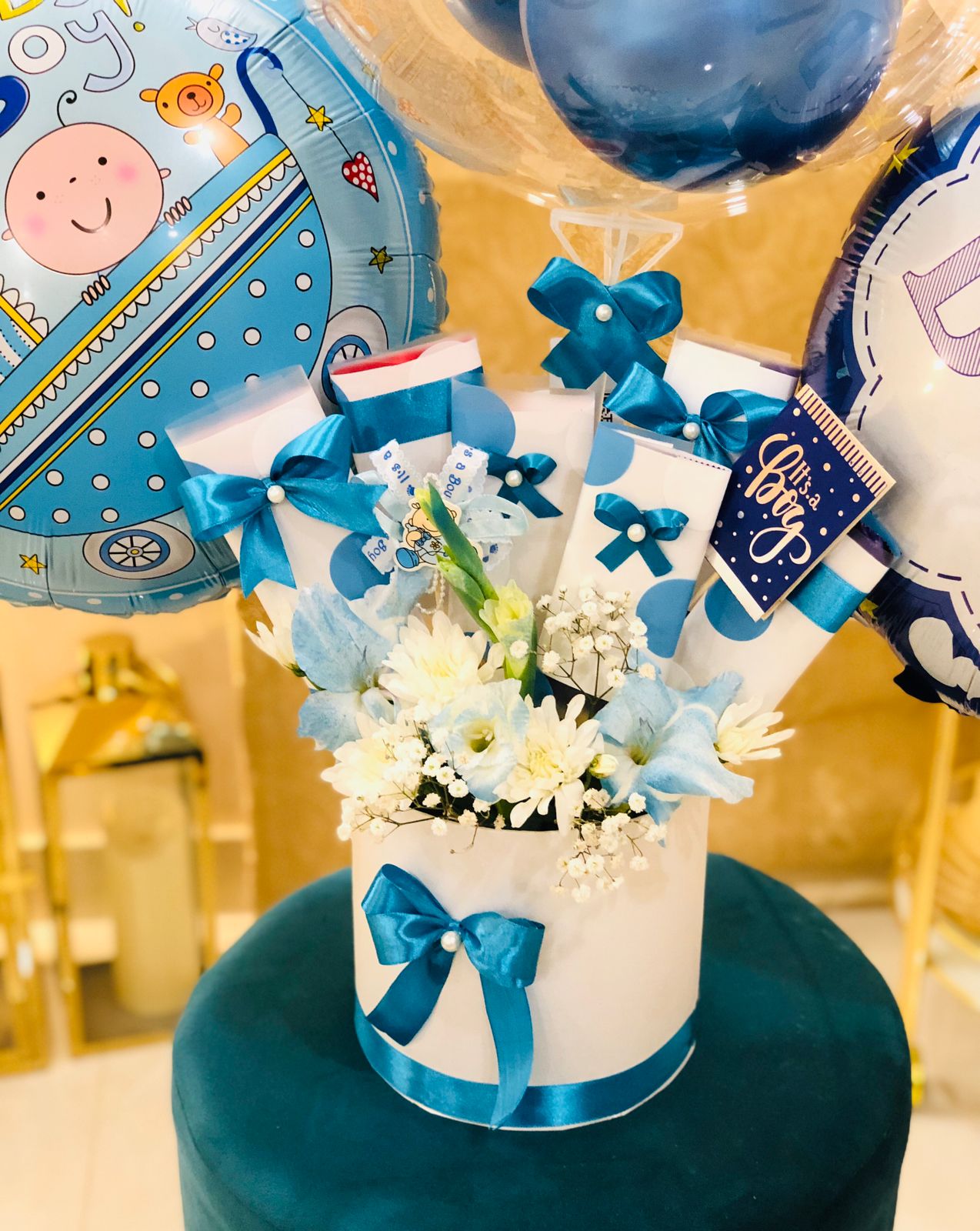 Blue Bundle of Joy Box - Giftogram By Samana