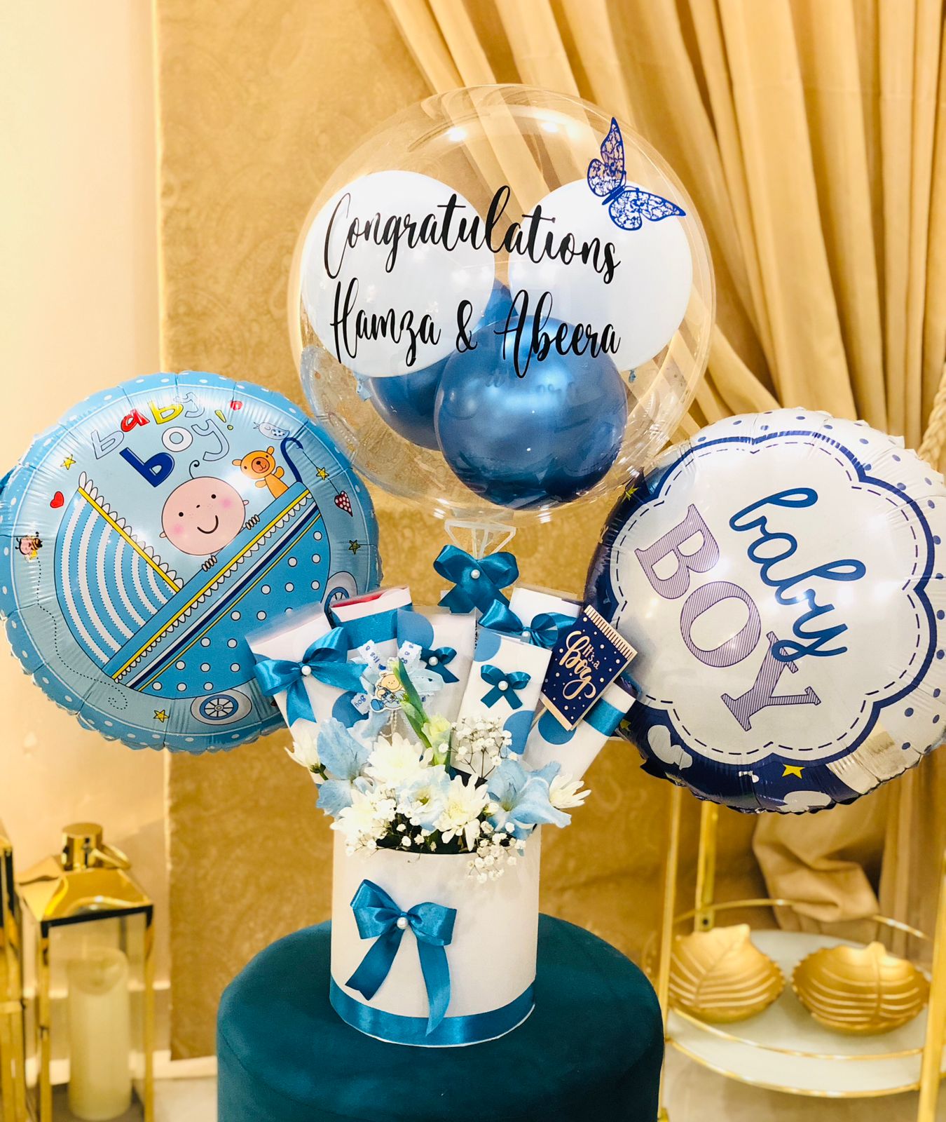 Blue Bundle of Joy Box - Giftogram By Samana