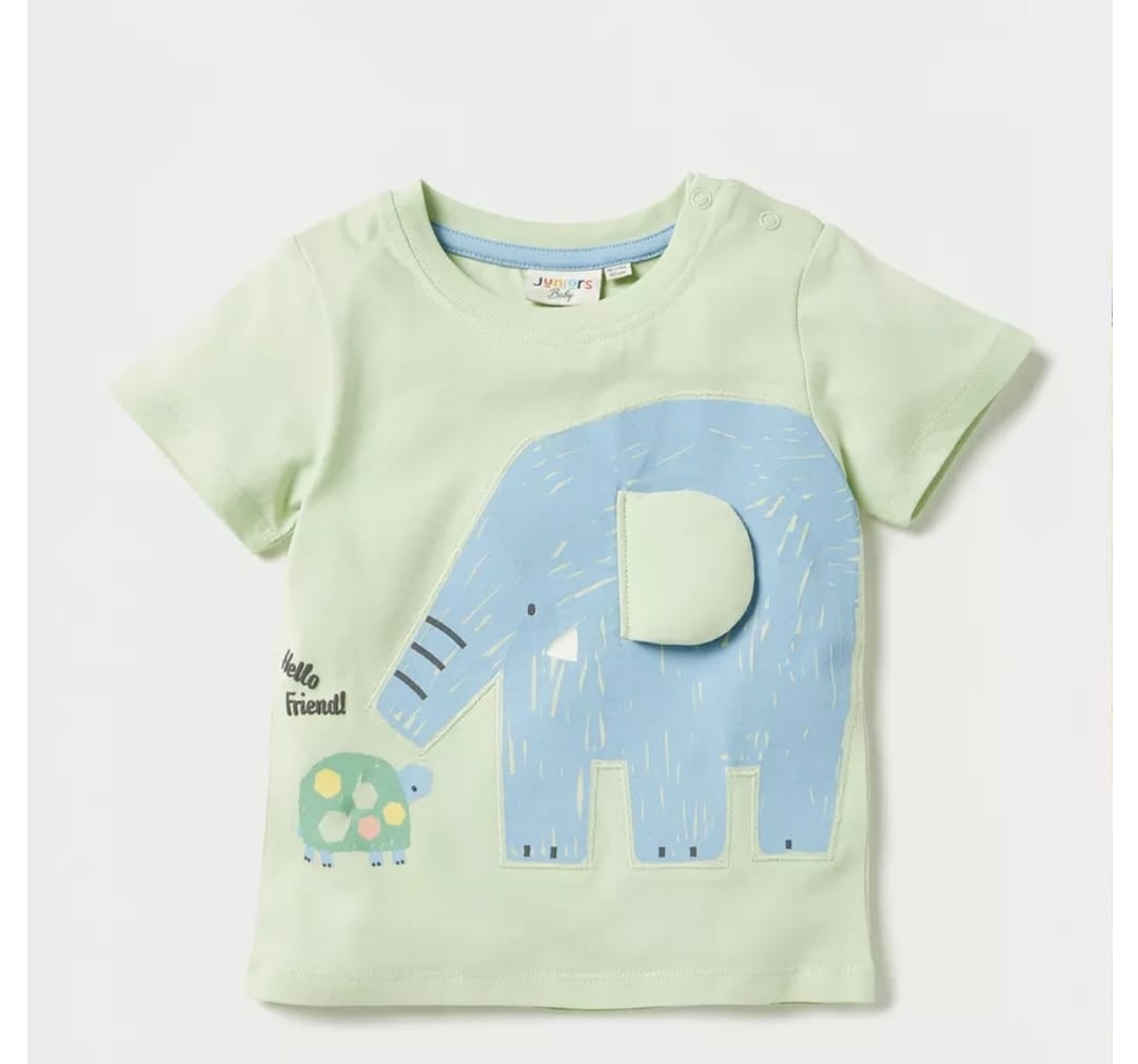 Juniors 3-Piece Baby T-Shirt Set (3 Months) – Cotton Babywear