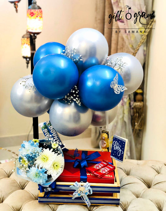 Boy's Arrival Festive Cart - Giftogram By Samana