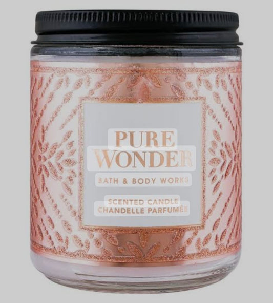 PURE WONDER Scented Candle – Bath & Body Works (Authentic)