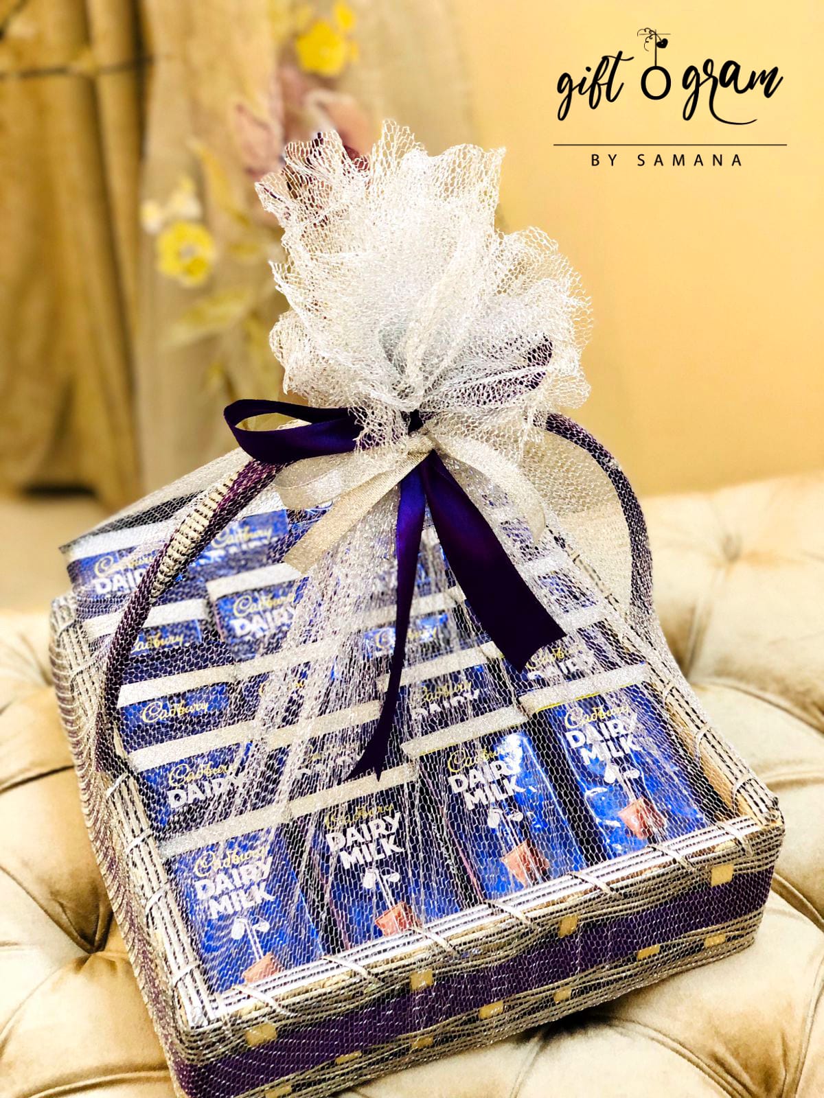 Dairy Milk Basket - Giftogram By Samana