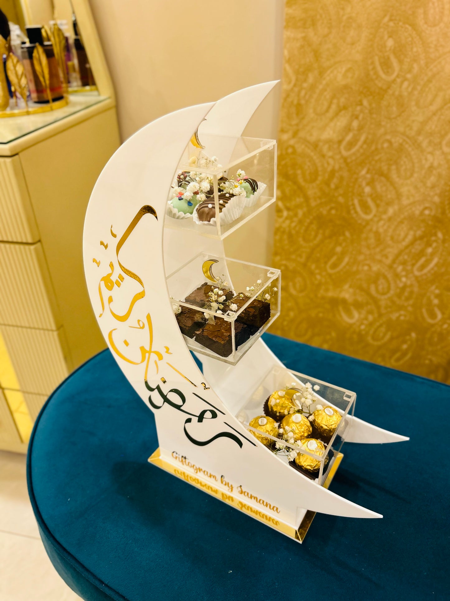 Ramadan 3-Tier Moon Tray