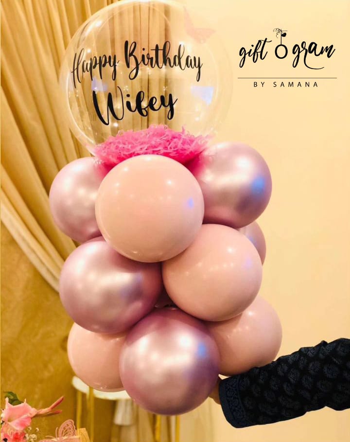 Color Cascade Balloon - Giftogram By Samana