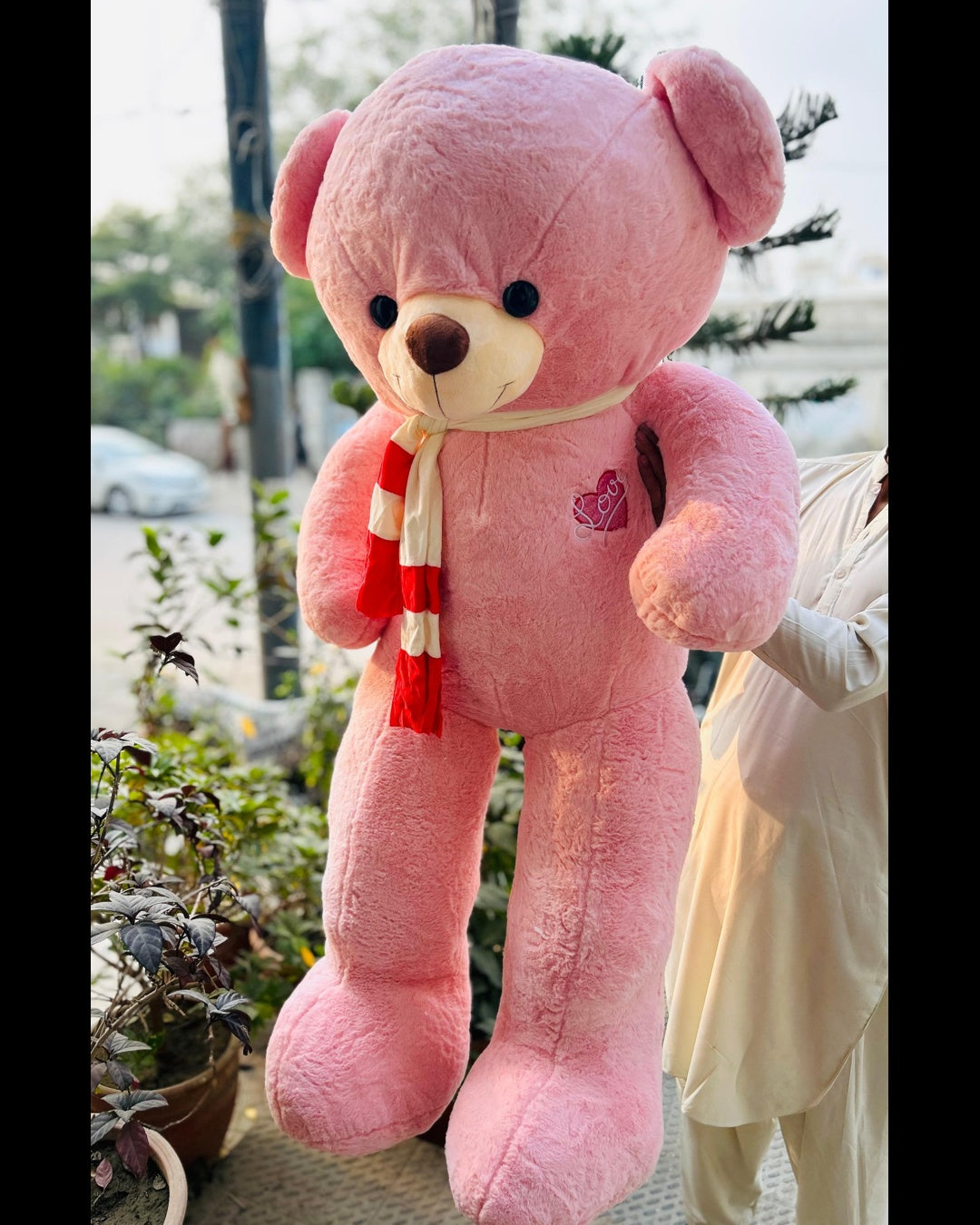 Giant Pink Teddy Bear (5ft)