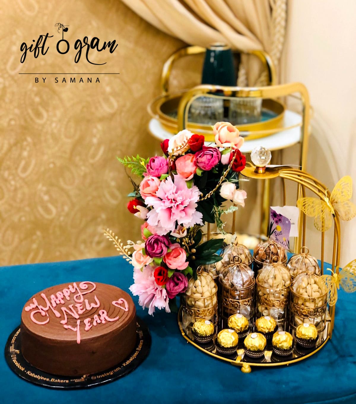 Cake and Dry Fruits Package - Giftogram By Samana