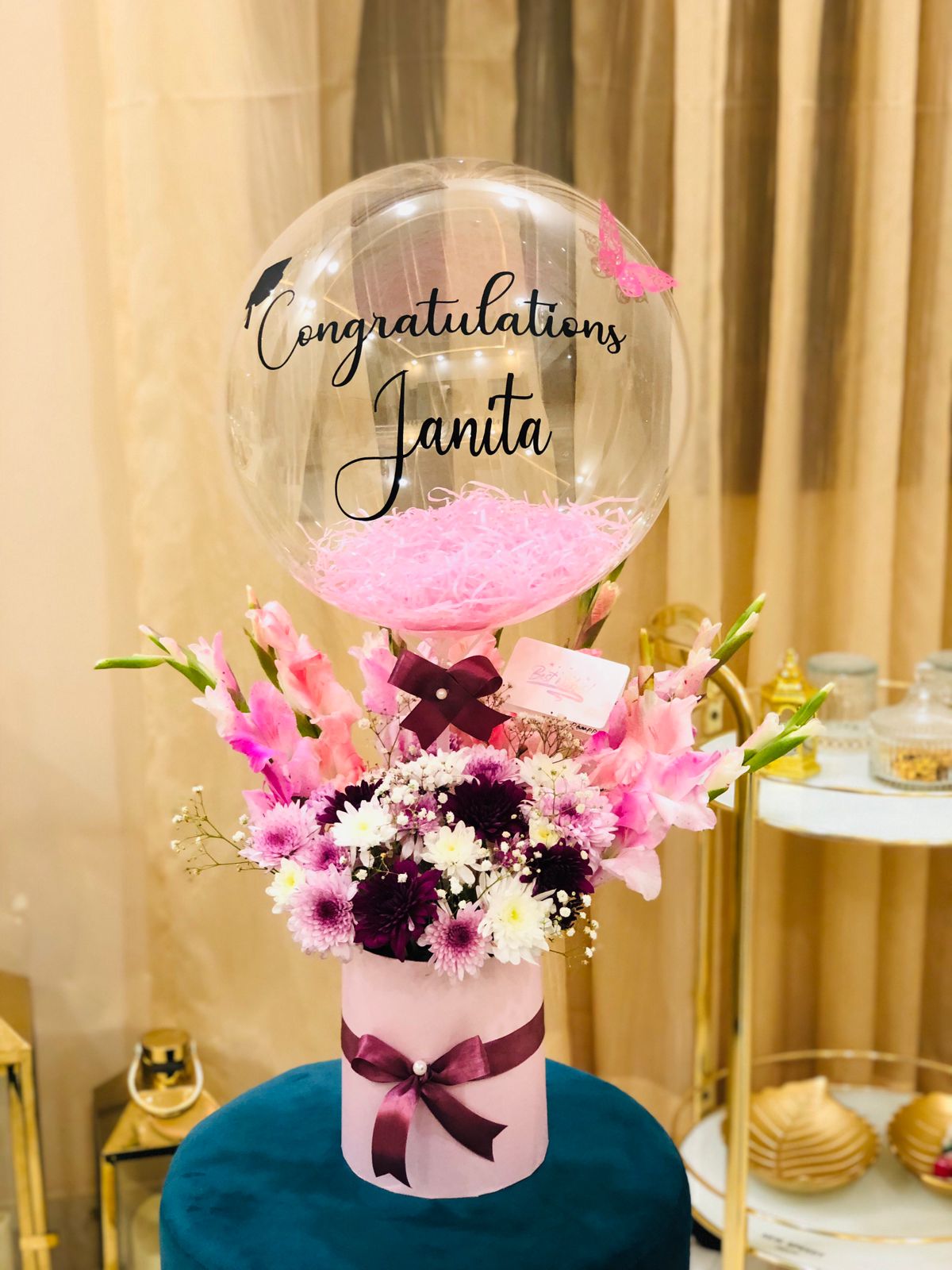 Flower Balloon Box - Giftogram By Samana