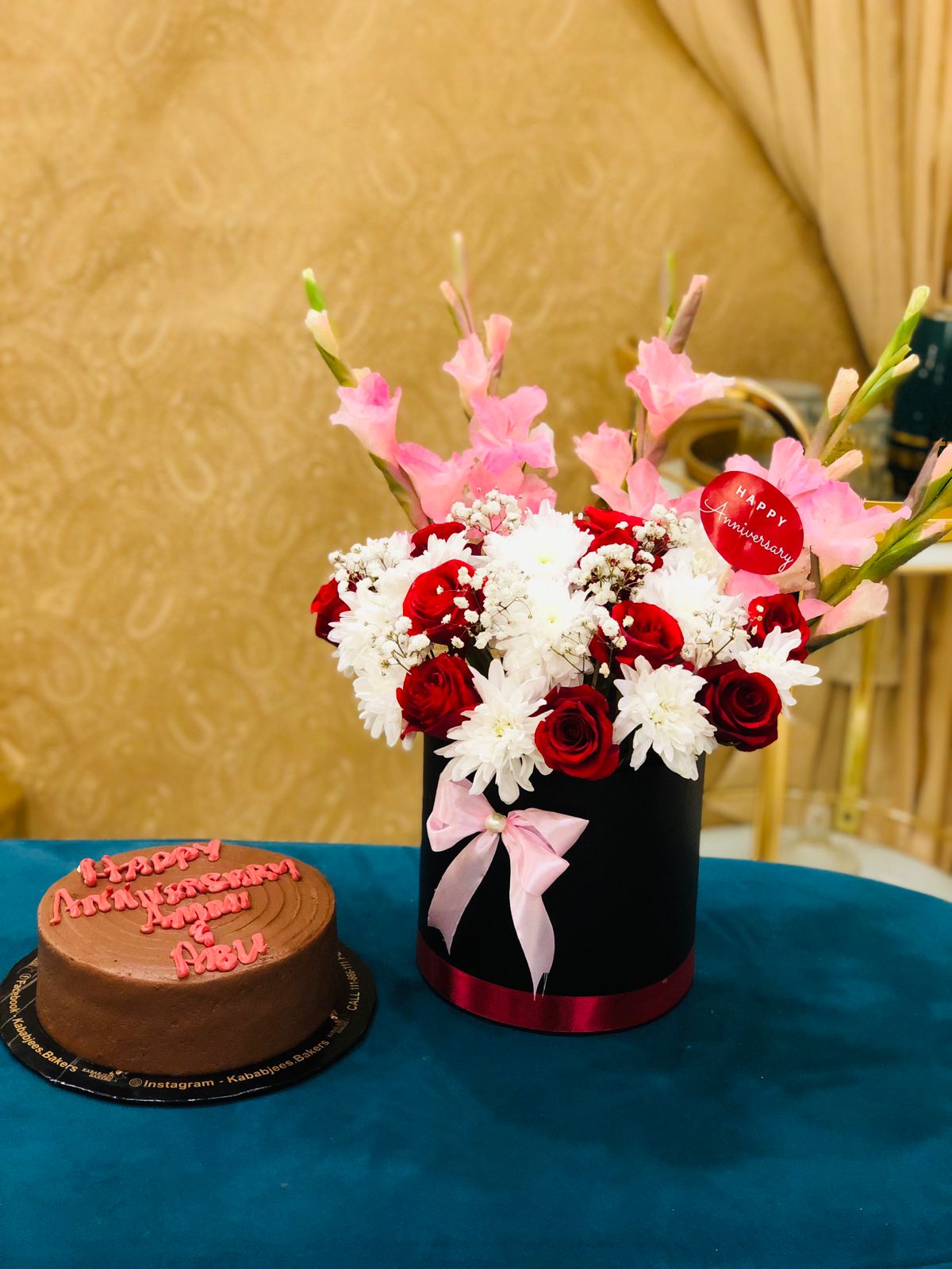 Cake & Flower Box - Giftogram By Samana