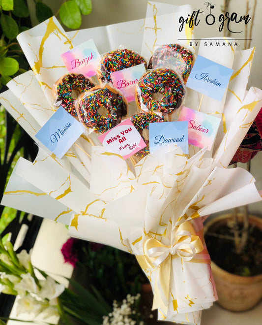 Donut Delight Bouquet - Giftogram By Samana