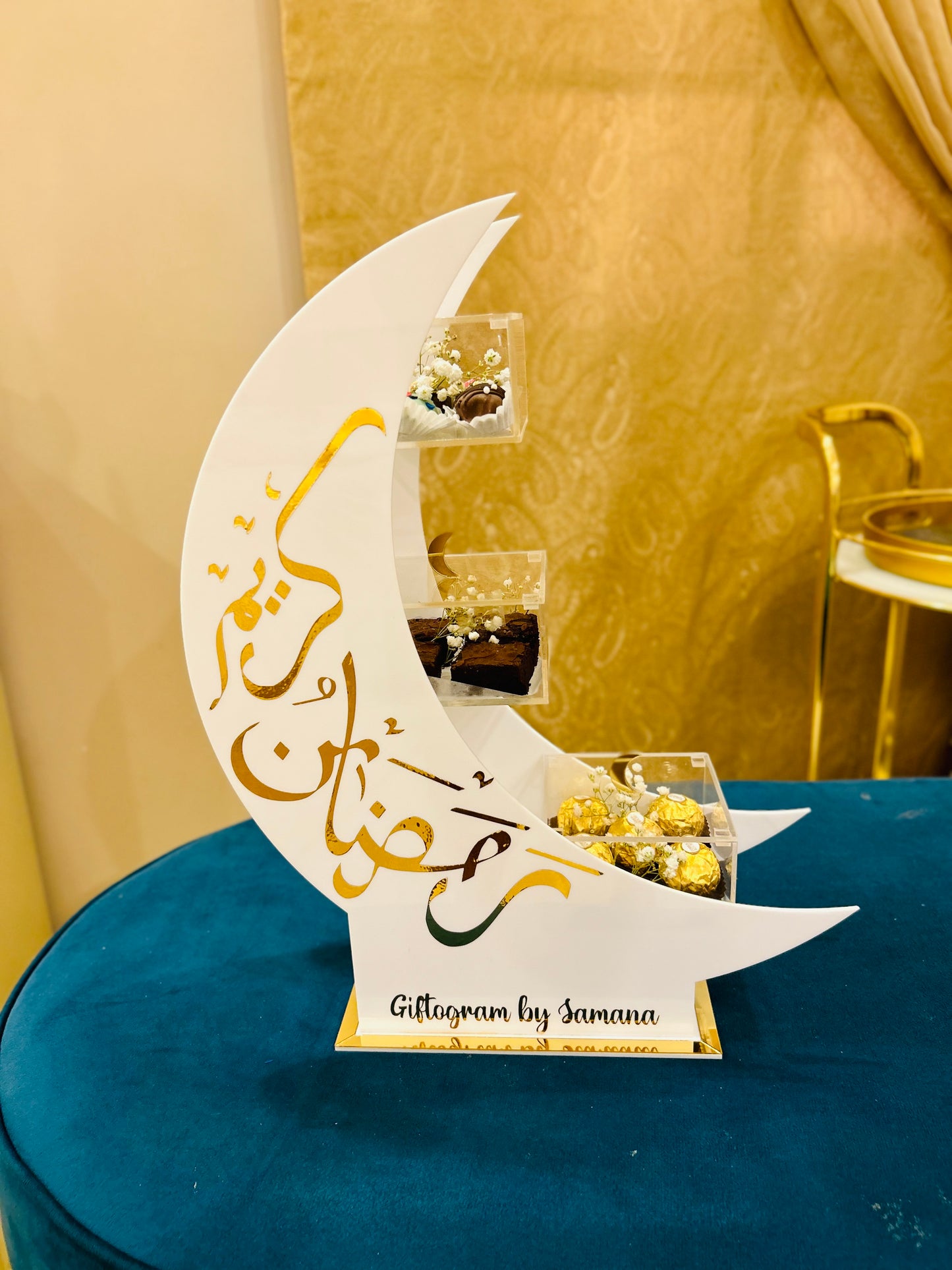 Ramadan 3-Tier Moon Tray