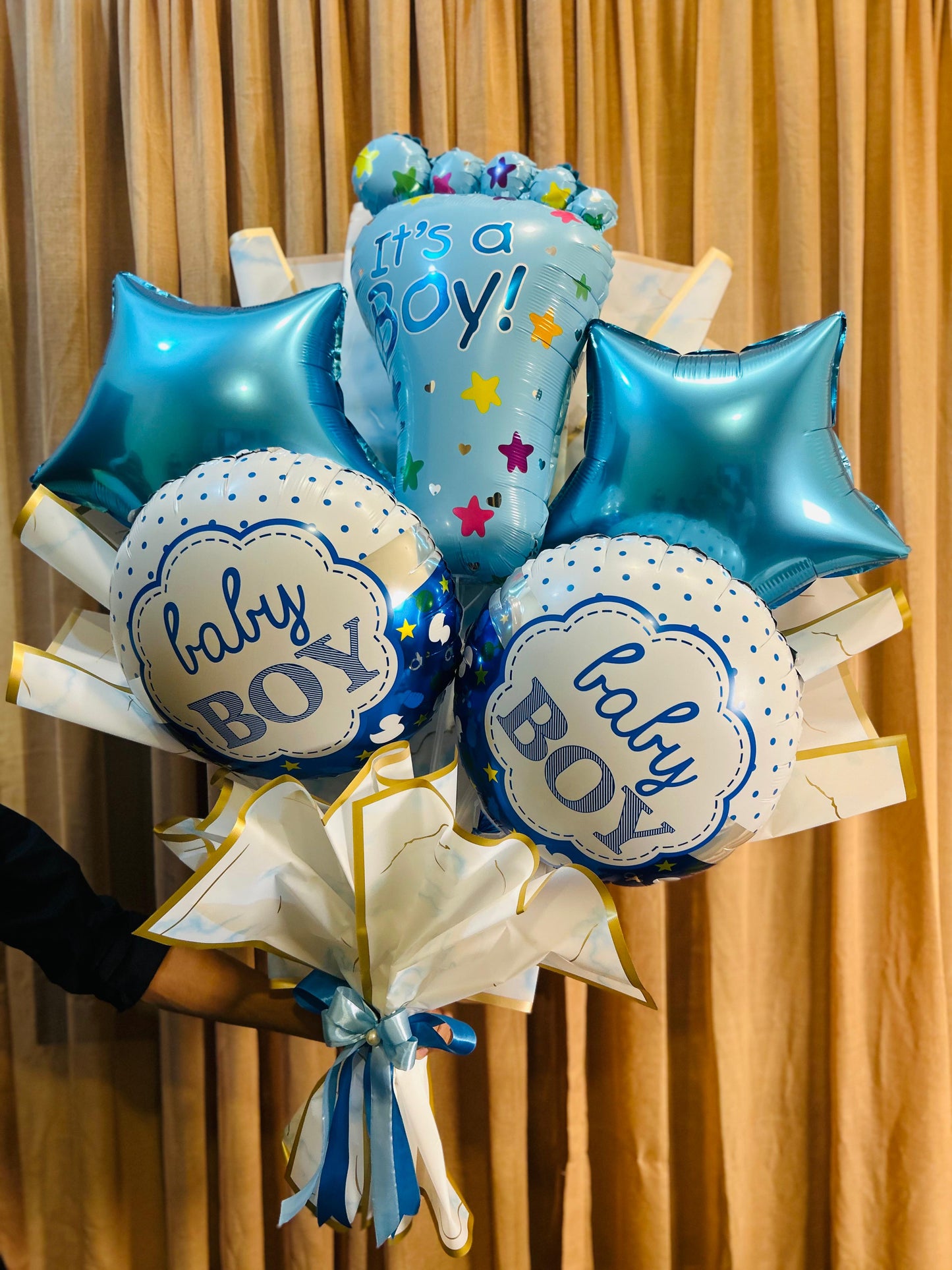 Baby Boy Balloon Bunch – It’s a Boy