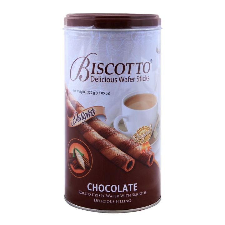 Biscotto Chocolate Wafer Sticks Tin Pack 370g