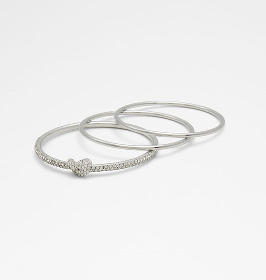 Aldo Silver Bangle Set