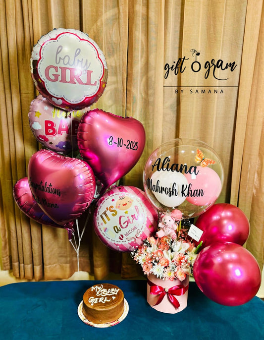 Baby Girl Welcome Gift Package