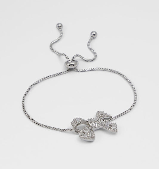 Silver Bow Bracelet from Aldo