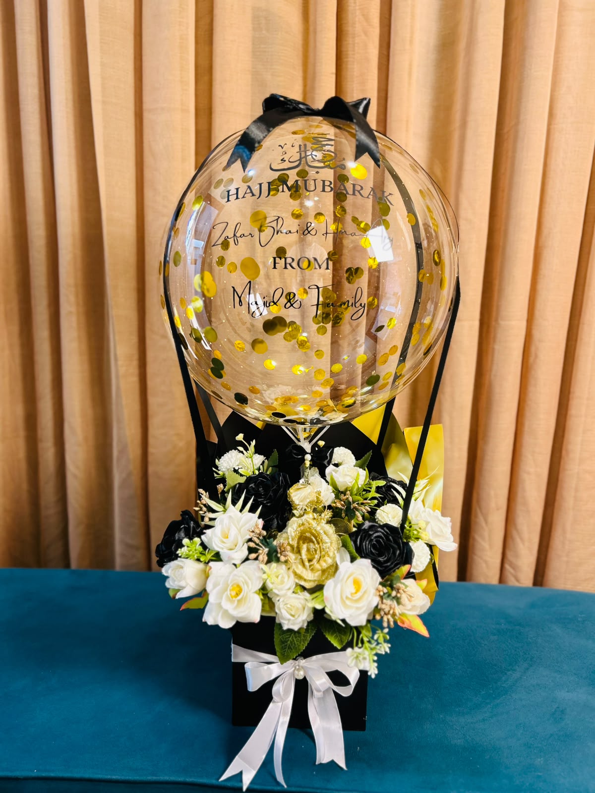 Hajj Mubarak Hot Air Balloon Box
