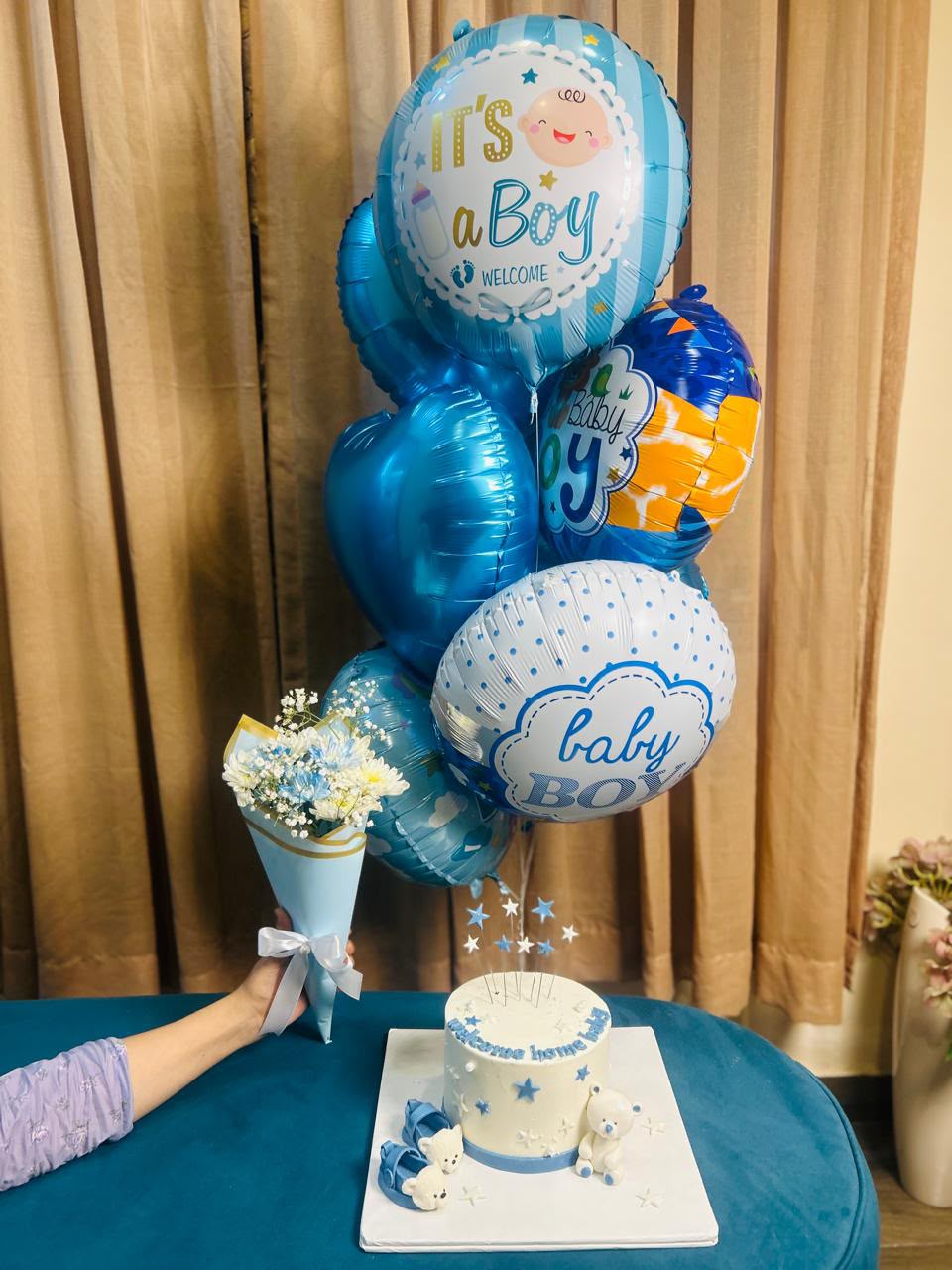 Welcome Baby Boy Celebration Gift Set