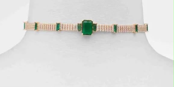 ALDO Green Crystal Necklace