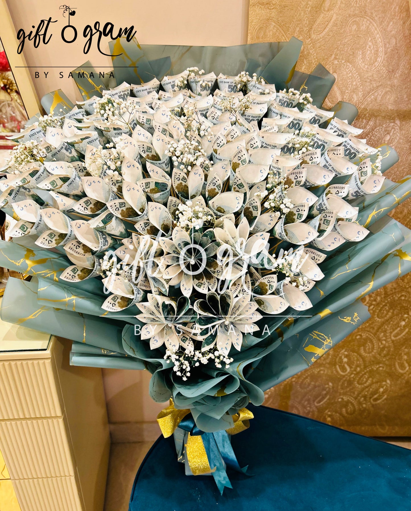 Currency Bouquet - Giftogram By Samana