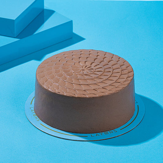 Layers Milky Malt Cake by Layers Bakery with creamy malt frosting available for same-day delivery in Lahore and Islamabad from Giftogram by Samana.