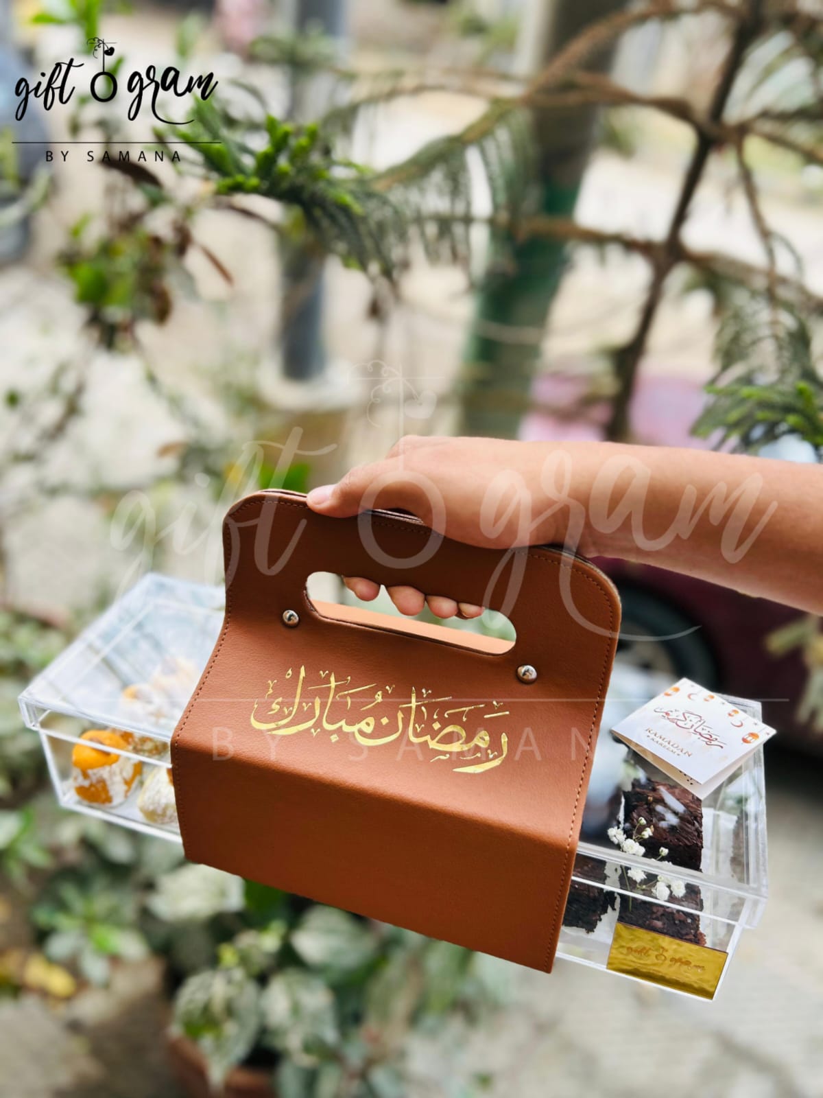 Ramadan dessert gift box with sweet treats