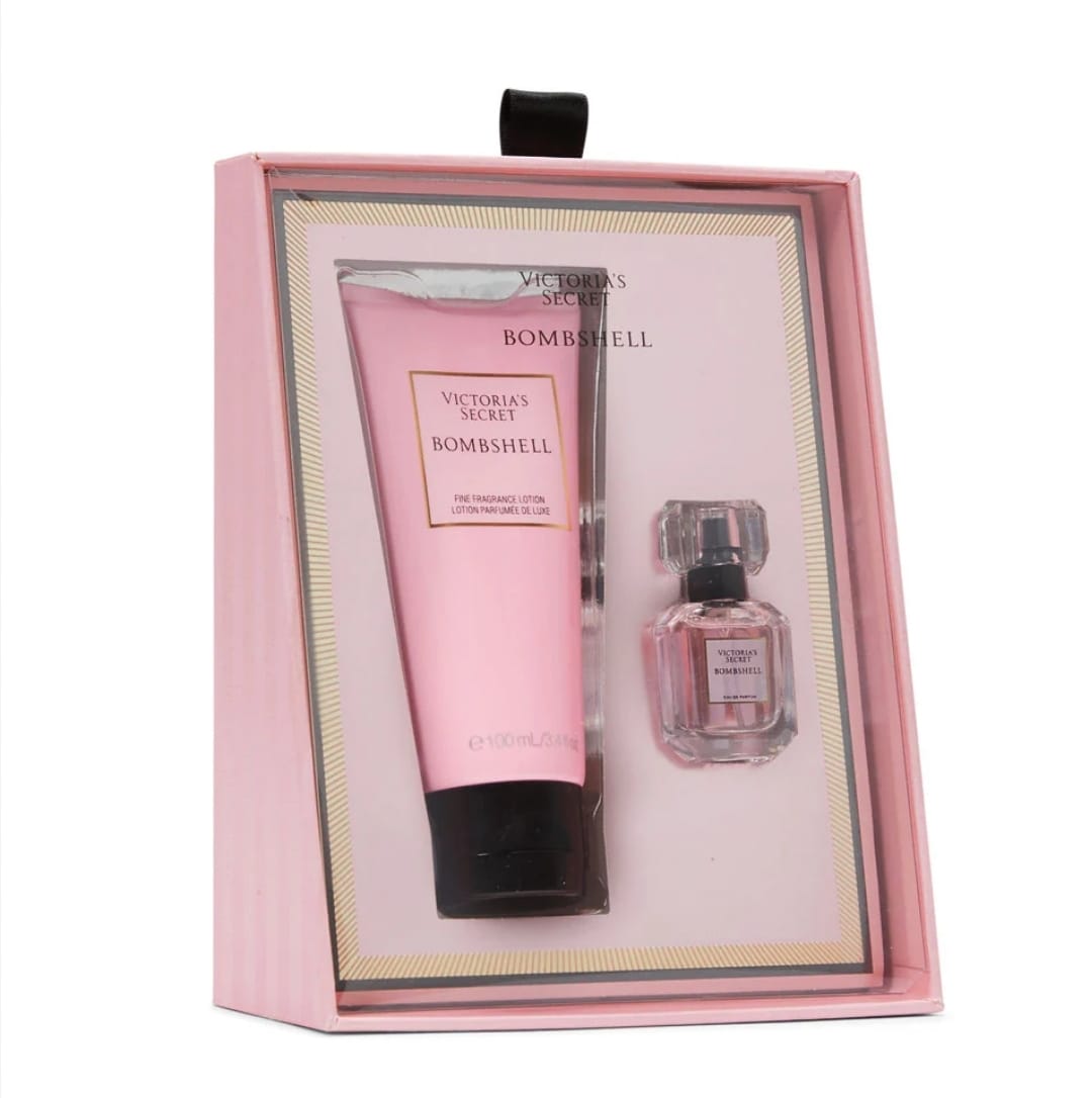 Victoria’s Secret Bombshell perfume and lotion gift set in Karachi Pakistan