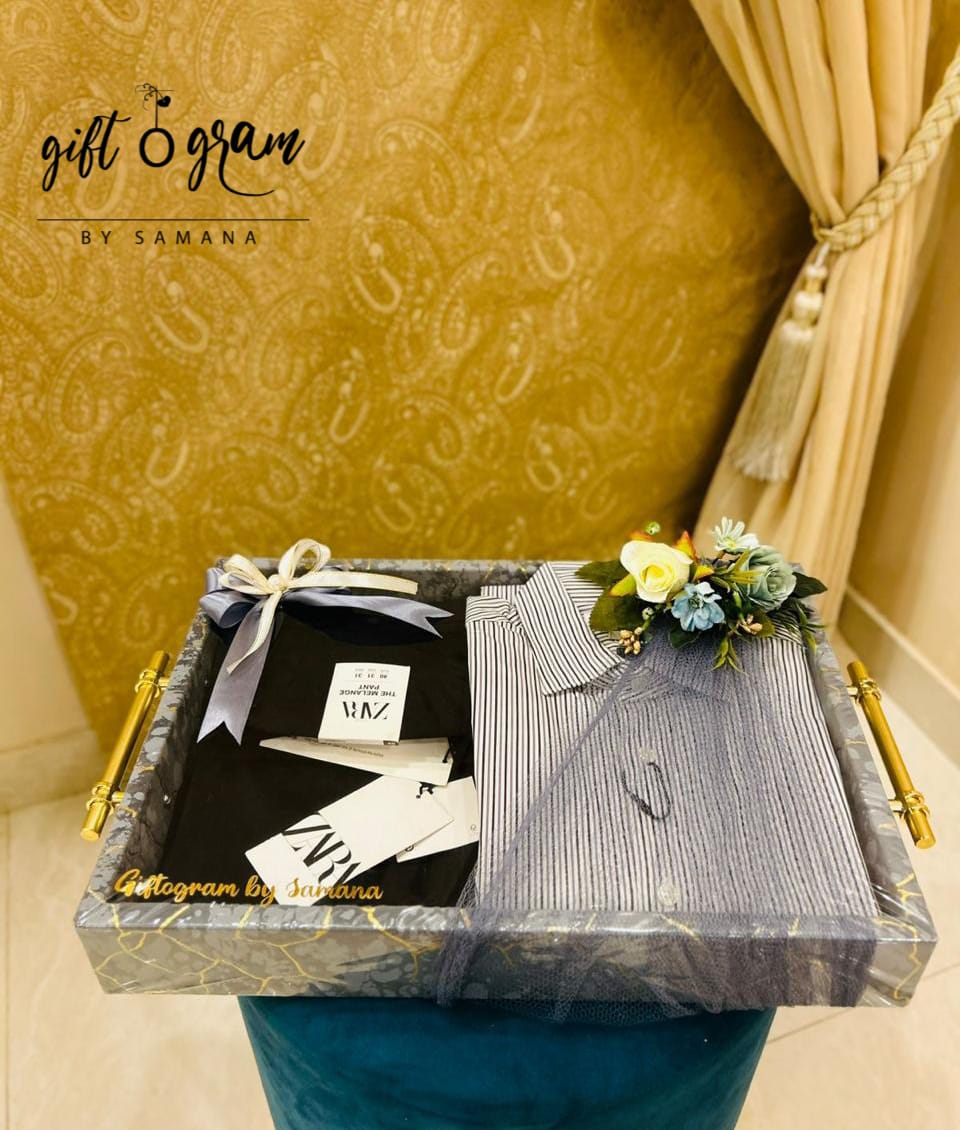 Velvet Wedding Gift Tray