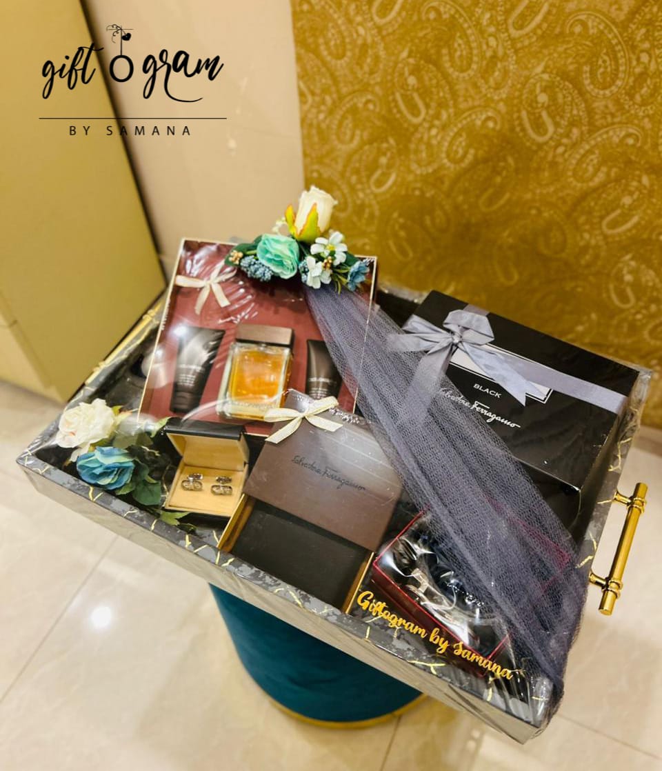 Velvet Wedding Gift Tray