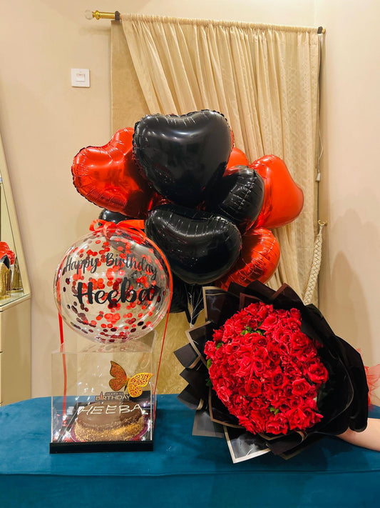 "Acrylic Love: Roses & Balloons Edition"