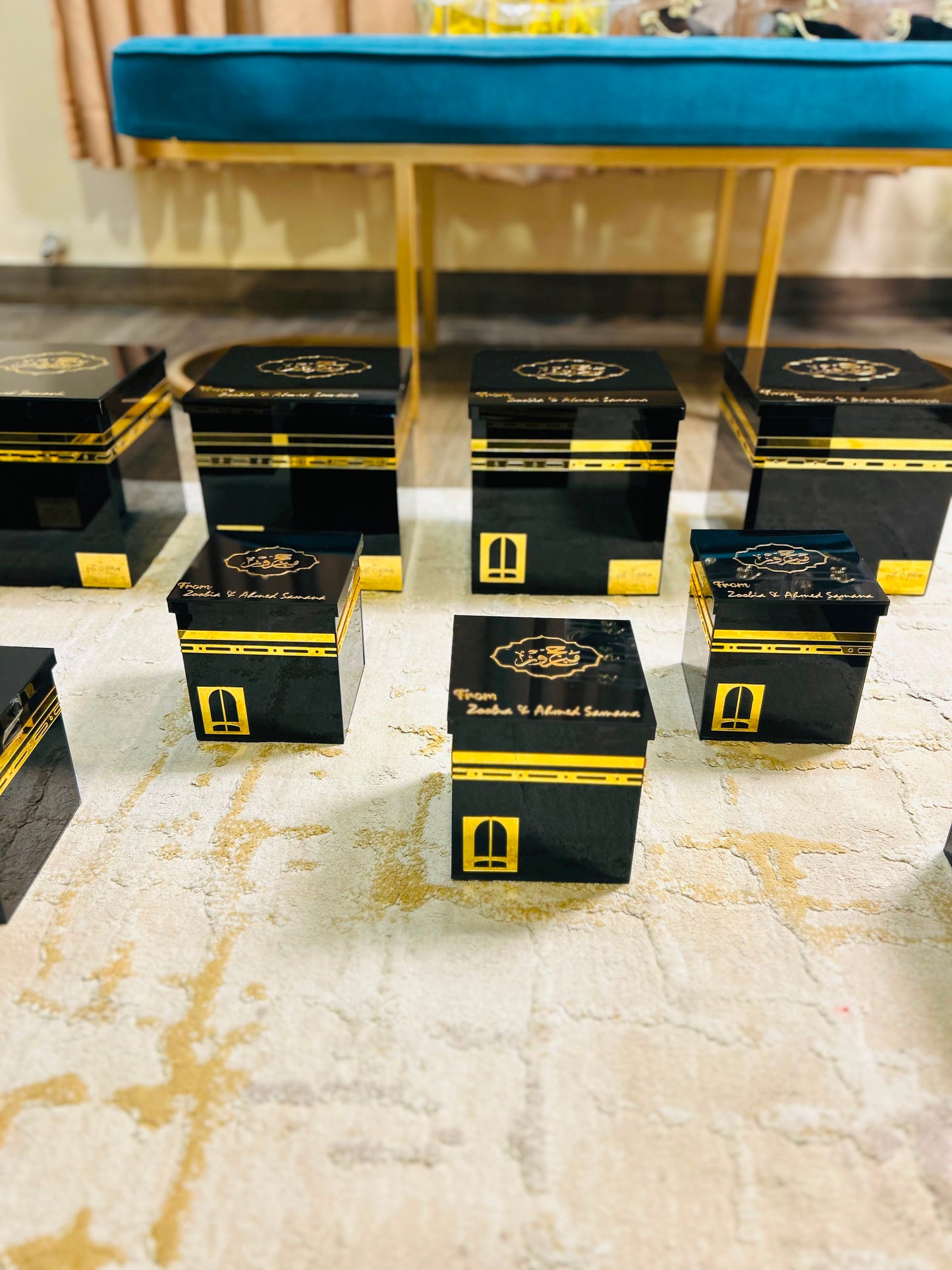Small Kaaba Tabarruk Gift Box for Umrah & Hajj