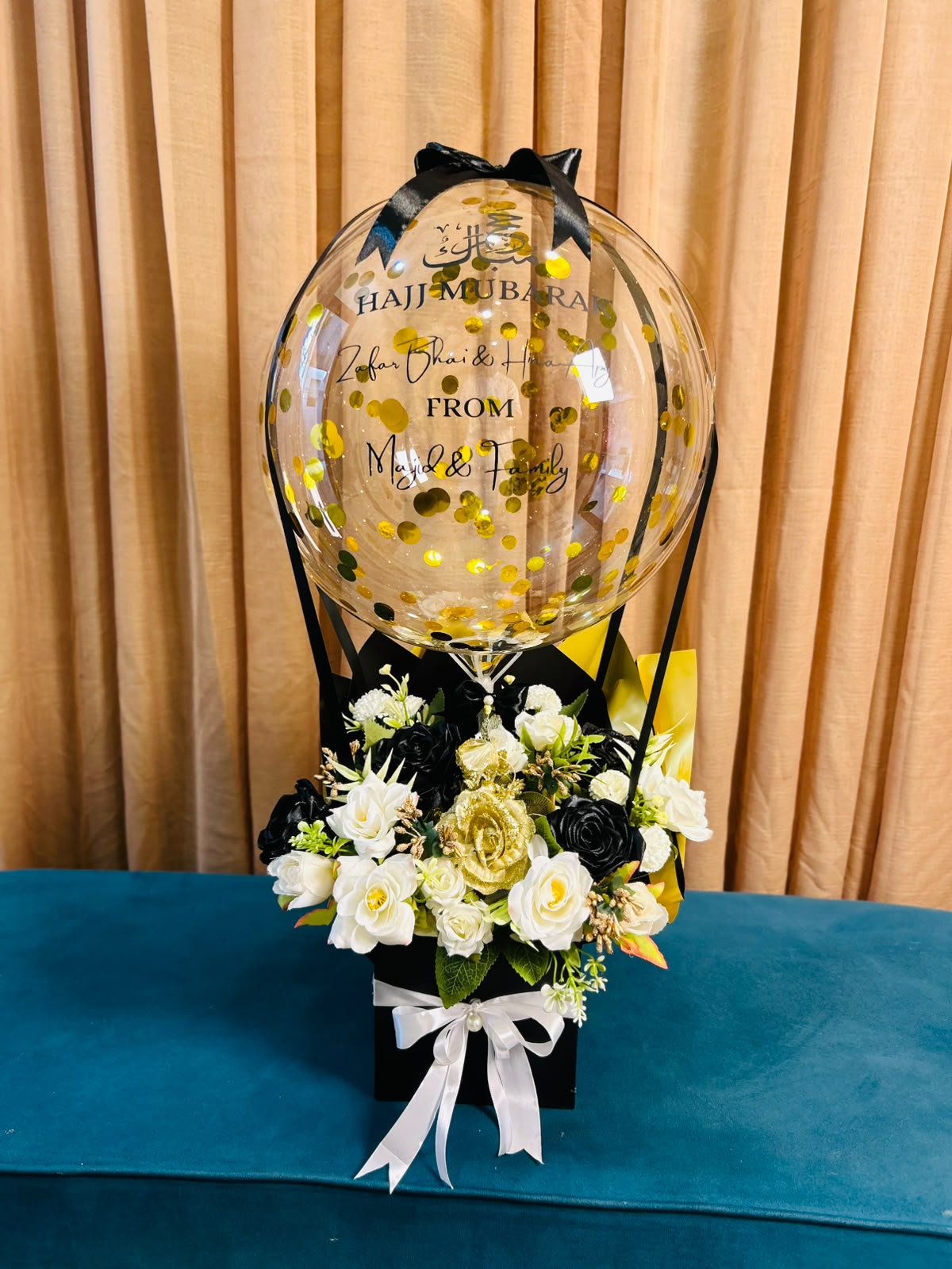 Hajj Mubarak Hot Air Balloon Box